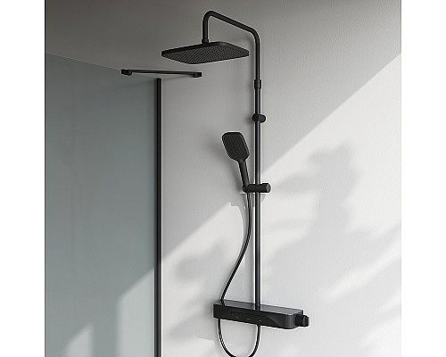 Душевая система AM.PM Func F078F722 Черная матовая