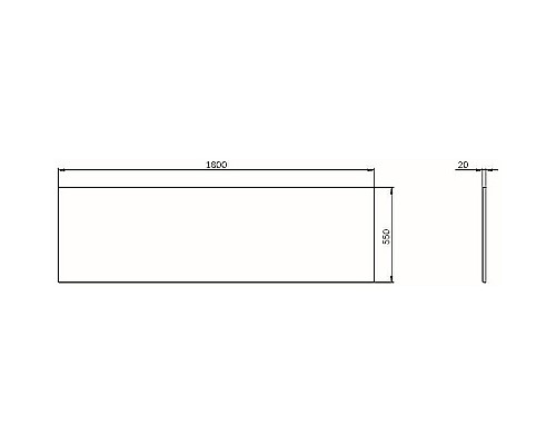 Фронтальная панель для ванны AM.PM X-Joy 180 W94A-180-080W-P Белая Фронтальная панель для ванны AM.PM X-Joy 180 W94A-180-080W-P Белая