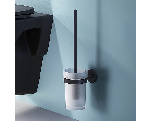 Ершик для унитаза AM.PM X-Joy A85A33322 Черный матовый