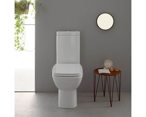 Унитаз компакт Globo Daily DA003.BI без бачка и сиденья