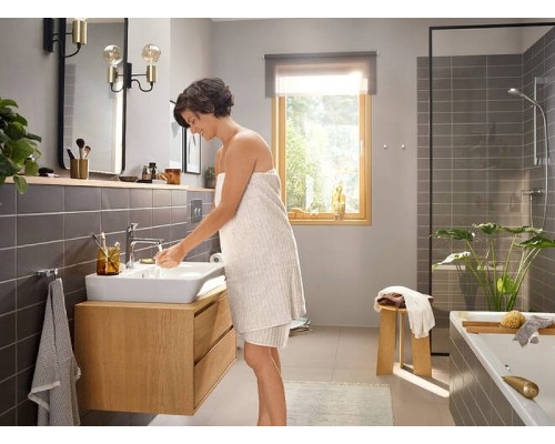 Смеситель для раковины Hansgrohe Rebris E Хром