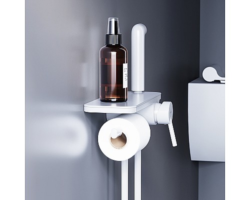 Гигиенический душ со смесителем Damixa Jupiter 773500200 Белый матовый