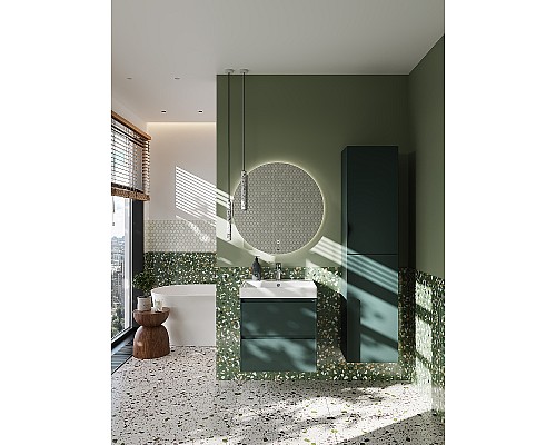 Шкаф пенал Roca Ona 40 A857635513 подвесной Зеленый матовый