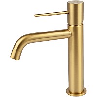 Смеситель для раковины Kaiser Vita 43211-3 Шлифованное золото