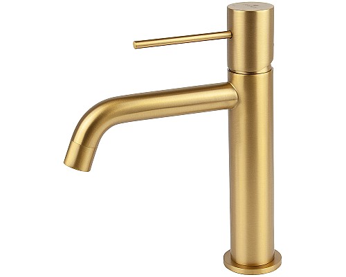 Смеситель для раковины Kaiser Vita 43211-3 Шлифованное золото