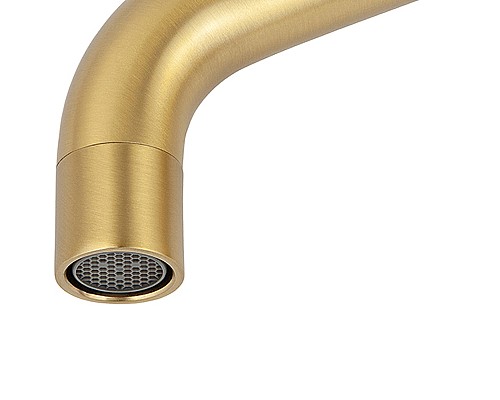 Смеситель для раковины Kaiser Vita 43211-3 Шлифованное золото