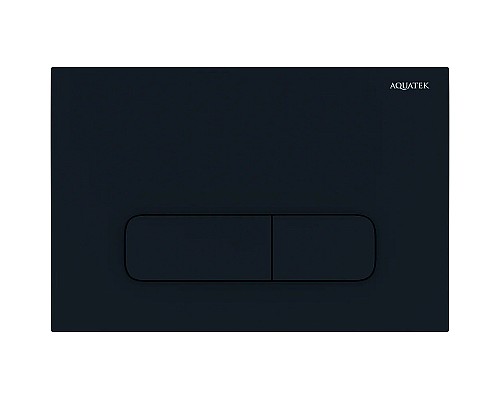 Комплект унитаза с инсталляцией Aquatek Set Aquatek Вега cmp-017 с сиденьем Микролифт и Черной матовой клавишей смыва