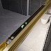 Душевая дверь Veconi Premium Trento PTD-30G 140 PTD30-G-140-01-C4 профиль Брашированное золото стекло прозрачное