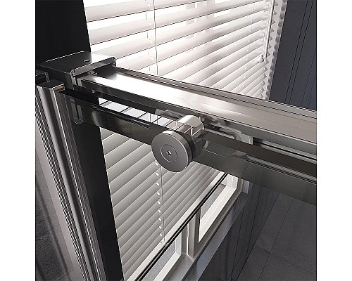 Душевая дверь Veconi Premium Trento PTD-40CH 150 PTD40-CH-150-01-C4 профиль Хром стекло прозрачное