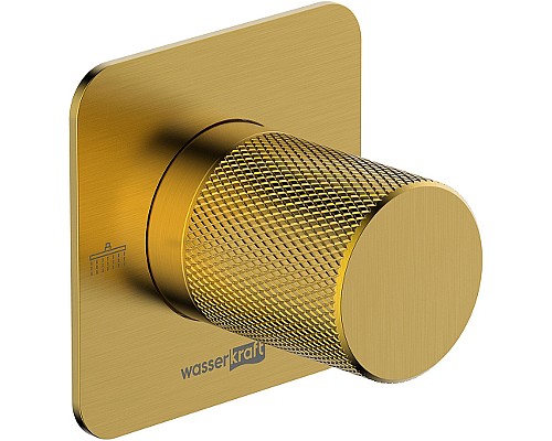 Переключатель потоков WasserKRAFT Schunter A306 Золото матовое