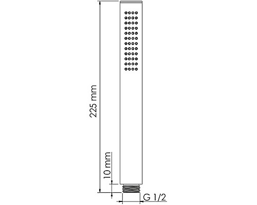 Ручной душ WasserKRAFT Spree A276 Никель