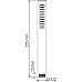 Ручной душ WasserKRAFT Spree A276 Никель