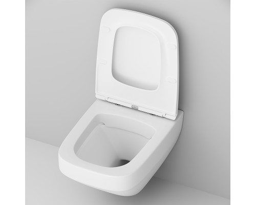 Унитаз AM.PM Inspire V2.0 FlashClean подвесной с гигиеническим душем и ершиком с сиденьем Микролифт