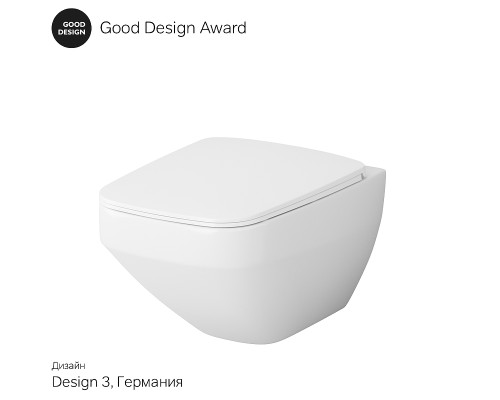 Унитаз AM.PM Inspire V2.0 FlashClean подвесной с гигиеническим душем и ершиком с сиденьем Микролифт