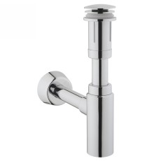 Сифон для раковины Vitra Syphon с донным клапаном Хром