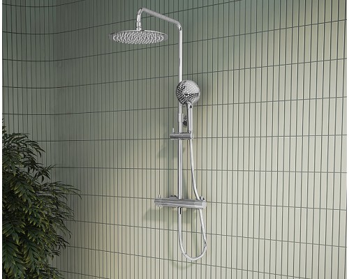 Душевая система Vitra Aquaheat Bliss A47201EXP с термостатом Хром