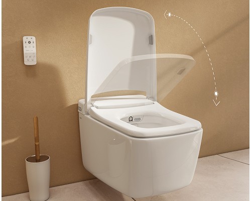 Унитаз биде Vitra V-Care Prime подвесной с сиденьем Микролифт