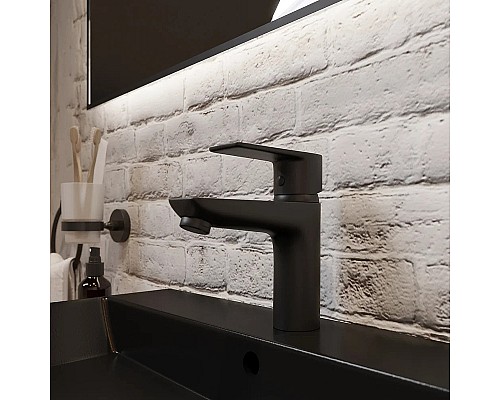 Смеситель для раковины Kludi Pure Style 402923975 Черный матовый