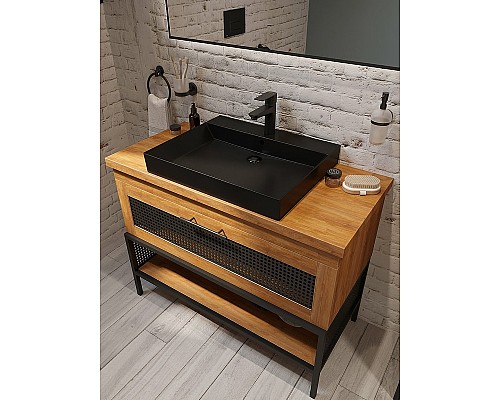 Смеситель для раковины Kludi Pure Style 402923975 Черный матовый