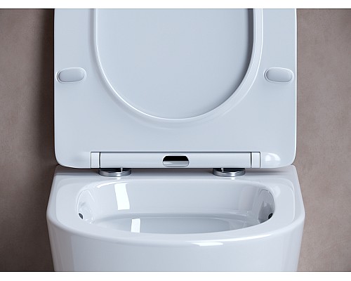 Комплект унитаза с инсталляцией Ceramicanova Balearica CN6000_1001W_1000 с сиденьем Микролифт и Белой клавишей смыва