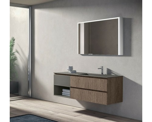 Зеркальный шкаф Esbano 100 ESMI5010NS с подсветкой с инфракрасным выключателем