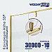 Душевой уголок WasserKRAFT Aisch 90x80 55P20 профиль Матовое золото стекло прозрачное