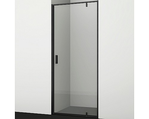 Душевая дверь WasserKRAFT Elbe 80 74P27 профиль Черный стекло прозрачное