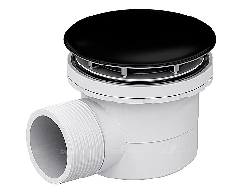 Сифон для душевого поддона RGW Velplex QYD-06 18241106-04 Черный