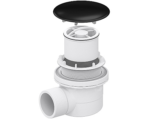 Сифон для душевого поддона RGW Velplex QYD-06 18241106-04 Черный