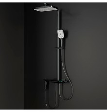 Душевая система RGW Shower Panels SP-35B с термостатом Черная матовая