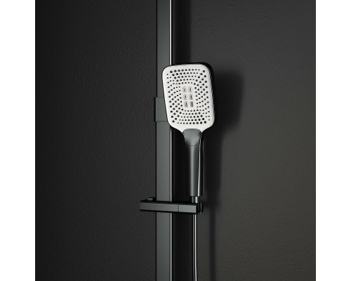 Душевая система RGW Shower Panels SP-35B 51140135-04 с термостатом Черная матовая