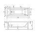 Каркас для ванны AM.PM Gem 150x70 W93A-150-070W-R Серый