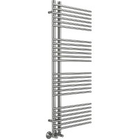 Водяной полотенцесушитель Terminus Астра П24 70х1200 4670078530509 Хром, нижнее подключение, G 1/2" ВР, с комплектом вентилей