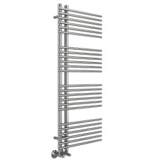 Водяной полотенцесушитель Terminus Астра П24 70х1200 4670078530509 Хром, нижнее подключение, G 1/2" ВР, с комплектом вентилей