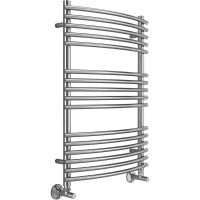 Водяной полотенцесушитель Terminus Марио П16 500х800 4670078530738 Хром, нижнее подключение, G 1/2" ВР, с комплектом вентилей