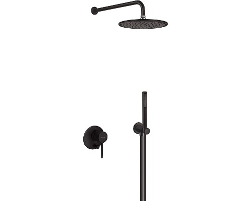 Душевая система Kludi Bozz 387363976 Черная матовая