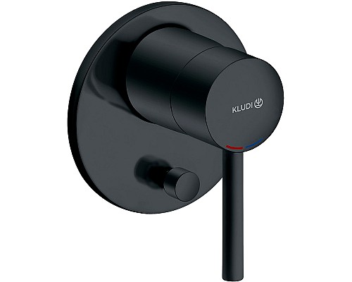 Душевая система Kludi Bozz 387363976 Черная матовая