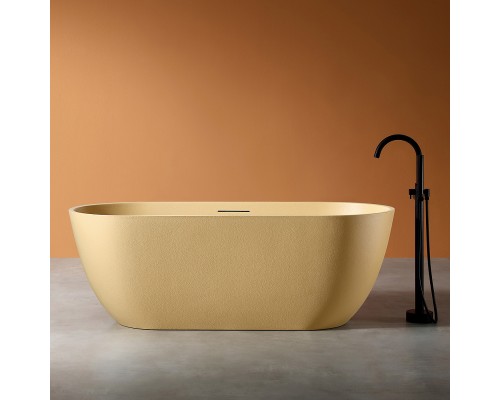 Ванна из искусственного камня Abber Frankfurt 170x75 AM9941MS Песочная матовая без гидромассажа