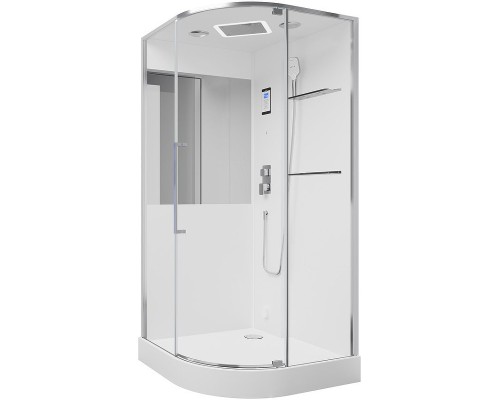 Душевая кабина Black&White Galaxy G8891 100х100 889100 с паром без гидромассажа