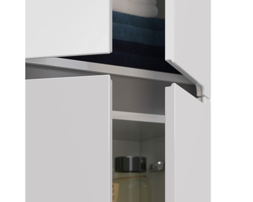 Шкаф пенал Lemark Buno 50 LM04B50P подвесной Белый глянец