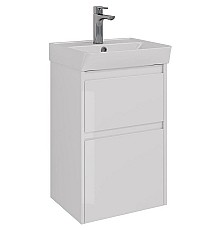 Тумба под раковину Lemark Combi 45 LM03C45T подвесная Белый глянец