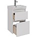 Тумба под раковину Lemark Combi 45 LM03C45T подвесная Белый глянец