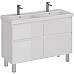 Тумба под раковину Lemark Combi 125 LM03C125T подвесная Белый глянец