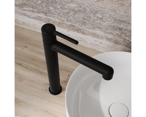 Смеситель для раковины Iddis Aiger AIGBL01i01 Черный матовый