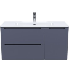 Тумба с раковиной Iddis Edifice 100 EDI10D0i95K подвесная Темно-серая