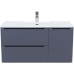 Тумба с раковиной Iddis Edifice 100 EDI10D0i95K подвесная Темно-серая