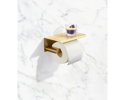 Держатель туалетной бумаги Milacio Ultra MCU.963.GD Брашированное золото