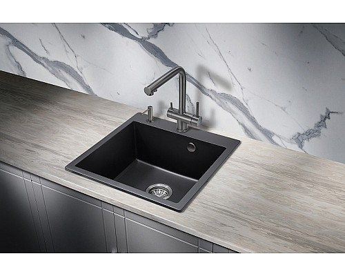 Смеситель для кухни Milacio Ultra MCU.558.GM Вороненая сталь