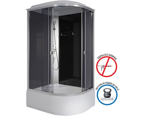 Душевая кабина Niagara Eco 100x70 L E100/70/40L/TN без гидромассажа