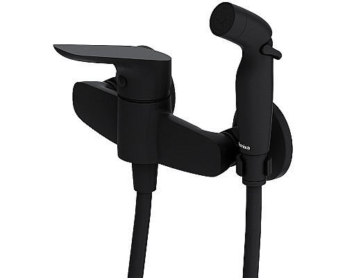 Гигиенический душ со смесителем Damixa Jupiter 778000300 Черный матовый